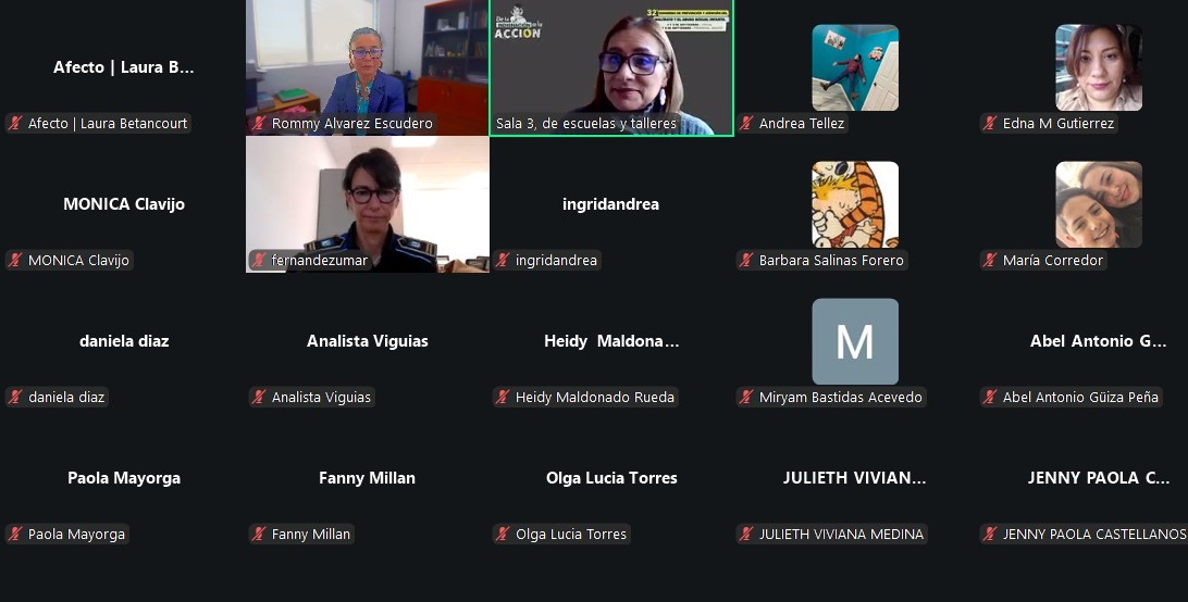 Profesora Rommy Álvarez participa en 32° Congreso Internacional de Prevención y Atención del Maltrato Infantil