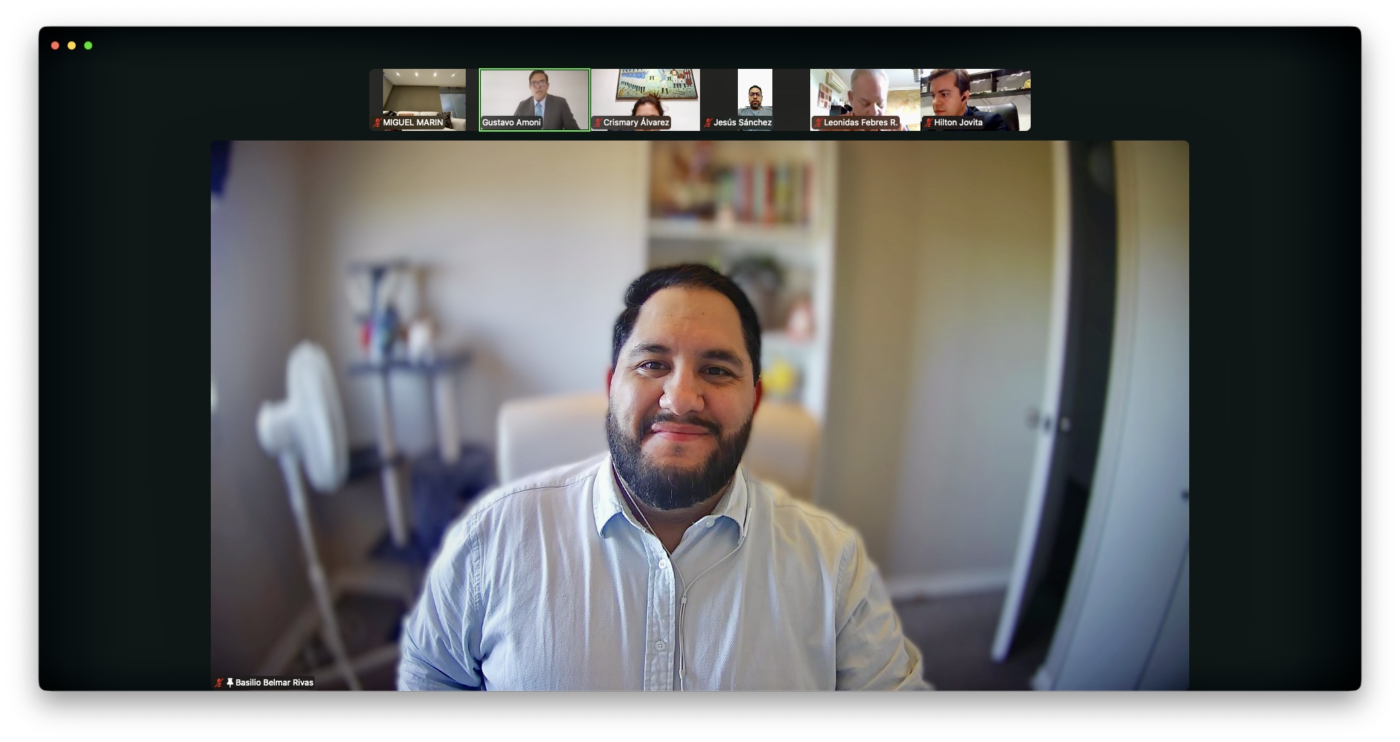 Profesor Basilio Belmar expone sobre digitalización de los procesos jurisdiccionales en Chile en clase de postgrado de Universidad Central de Venezuela