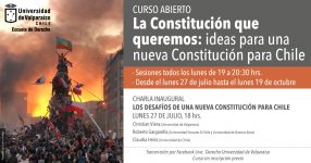 afiche inauguracion curso derecho constitucion